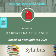 Karnataka at Glance- PDF Module
